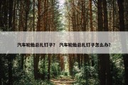 汽车轮胎总扎钉子？ 汽车轮胎总扎钉子怎么办？