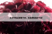 东岳轮胎正新哪个好，东岳牌轮胎好不好