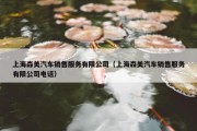 上海森美汽车销售服务有限公司（上海森美汽车销售服务有限公司电话）