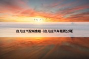 台儿庄汽配城出租（台儿庄汽车租赁公司）