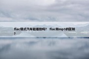 flac格式汽车能播放吗？ flac和mp3的区别？