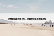 米林轮胎裂纹能开吗，米其林轮胎裂纹能开吗