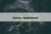 重庆摩托车（重庆摩托车限号吗）
