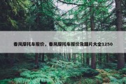 春风摩托车报价，春风摩托车报价及图片大全1250