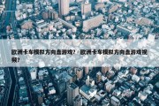 欧洲卡车模拟方向盘游戏？ 欧洲卡车模拟方向盘游戏视频？