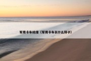 军用卡车动漫（军用卡车长什么样子）