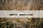 圆圆开卡车？ 圆圆要开心吖小视频？