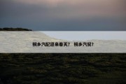 桐乡汽配迎来春天？ 桐乡汽贸？