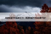 天津长途汽车站有几个？ 天津长途汽车站在哪个区？