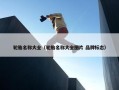 轮胎名称大全（轮胎名称大全图片 品牌标志）