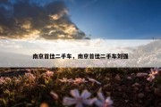 南京首佳二手车，南京首佳二手车刘强