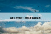 长春二手车报价（长春二手车最新出售）