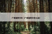广西福特卡车（广西福特卡车4s店）