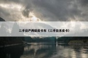 二手日产两驱皮卡车（二手日系皮卡）