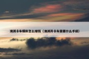 澳洲卡车模拟怎么赚钱（澳洲开卡车需要什么手续）