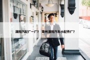 溧阳汽配厂一厂？ 常州溧阳汽车小配件厂？