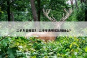 二手车去哪买？ 二手车去哪买比较放心？