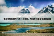 电动车轮胎型号代表什么意思，电动车轮胎型号通用表图