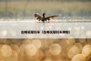 在哪买摩托车（在哪买摩托车牌照）