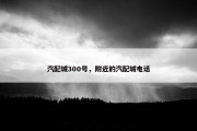 汽配城300号，附近的汽配城电话