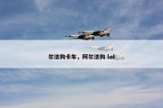 尔法狗卡车，阿尔法狗 lol