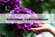 铃木摩托车后备箱？ 铃木摩托车后备箱限位拉绳？