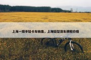 上海一排半轻卡车销售，上海轻型货车牌照价格