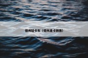 德州轻卡车（德州重卡销售）