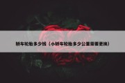 轿车轮胎多少钱（小轿车轮胎多少公里需要更换）