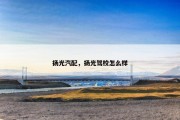 扬光汽配，扬光驾校怎么样