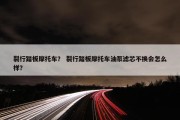 裂行踏板摩托车？ 裂行踏板摩托车油泵滤芯不换会怎么样？