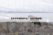 古巴卡车司机叫什么？ 古巴汽车制造？