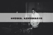 米林雪地轮胎，米其林雪地轮胎多少钱