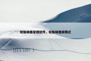 轮胎销售管理软件，轮胎销售新模式