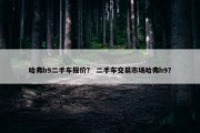 哈弗h9二手车报价？ 二手车交易市场哈弗h9？