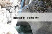 西部沙漠卡车？ 沙漠奔驰卡车？