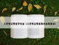 二手车公司名字大全（二手车公司名称大全及意义）