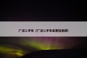 广汉二手车（广汉二手车出售信息网）