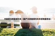 中国更大排量摩托车（国产大排量摩托车车型销量排名）