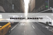 黑狮轮胎质量怎样？ 黑狮轮胎哪里产的？