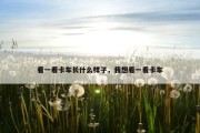 看一看卡车长什么样子，我想看一看卡车