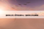 温州车立方二手车交易中心（温州车立方在哪里）