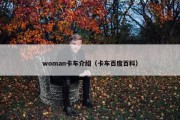 woman卡车介绍（卡车百度百科）