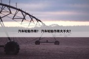 汽车轮胎作用？ 汽车轮胎作用大不大？