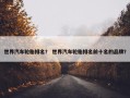 世界汽车轮胎排名？ 世界汽车轮胎排名前十名的品牌？