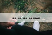 平凉二手车，平凉二手车市场在哪