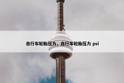 自行车轮胎压力，自行车轮胎压力 psi