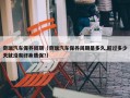 奇瑞汽车保养周期（奇瑞汽车保养周期是多久,超过多少天就没有终身质保?）