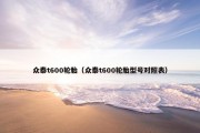 众泰t600轮胎（众泰t600轮胎型号对照表）