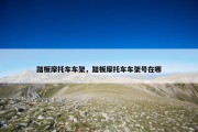 踏板摩托车车架，踏板摩托车车架号在哪